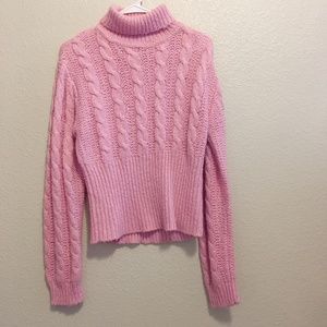 Derek Heart Pink Sweater sz XL (Fits Like M)